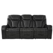 Bruce Power Reclining Leather Sofa  main image, 1 of 10 images.