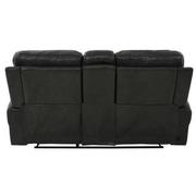 Bruce Power Reclining Leather Sofa w/Console  alternate image, 6 of 12 images.