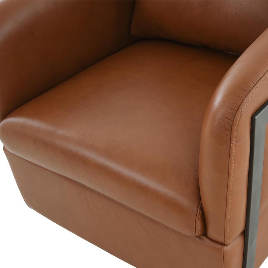 Calluna Brown Swivel Accent Chair  alternate image, 6 of 10 images.