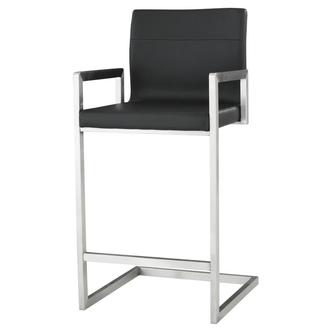 Carlyn Black Counter Stool