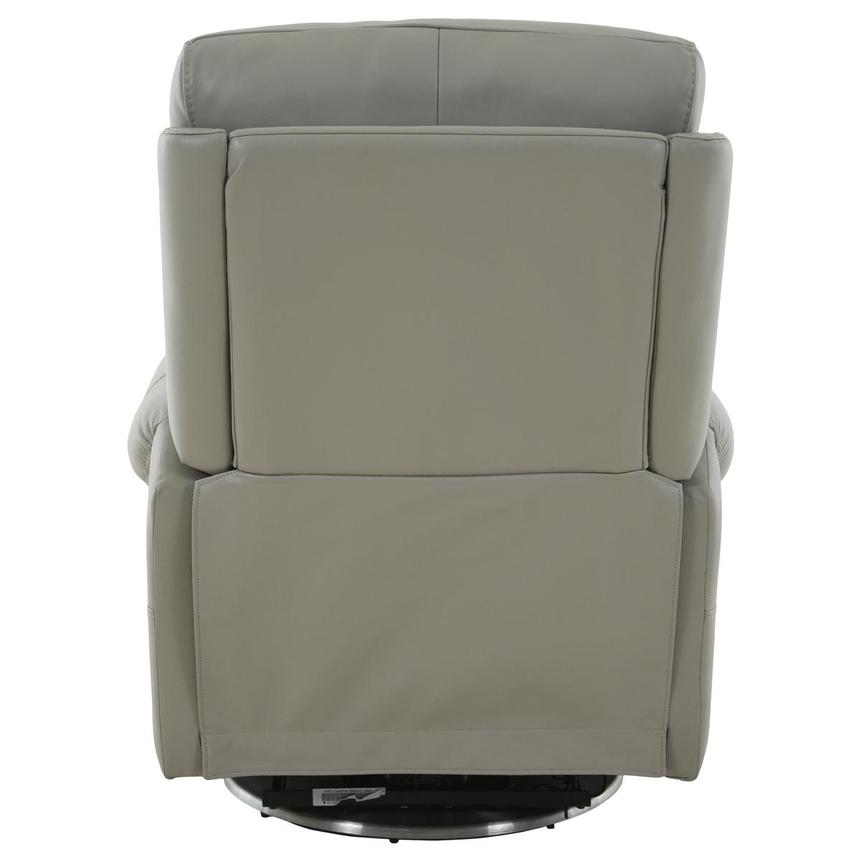 Rogelio Gray Leather Power Recliner alternate image, 5 of 8 images.