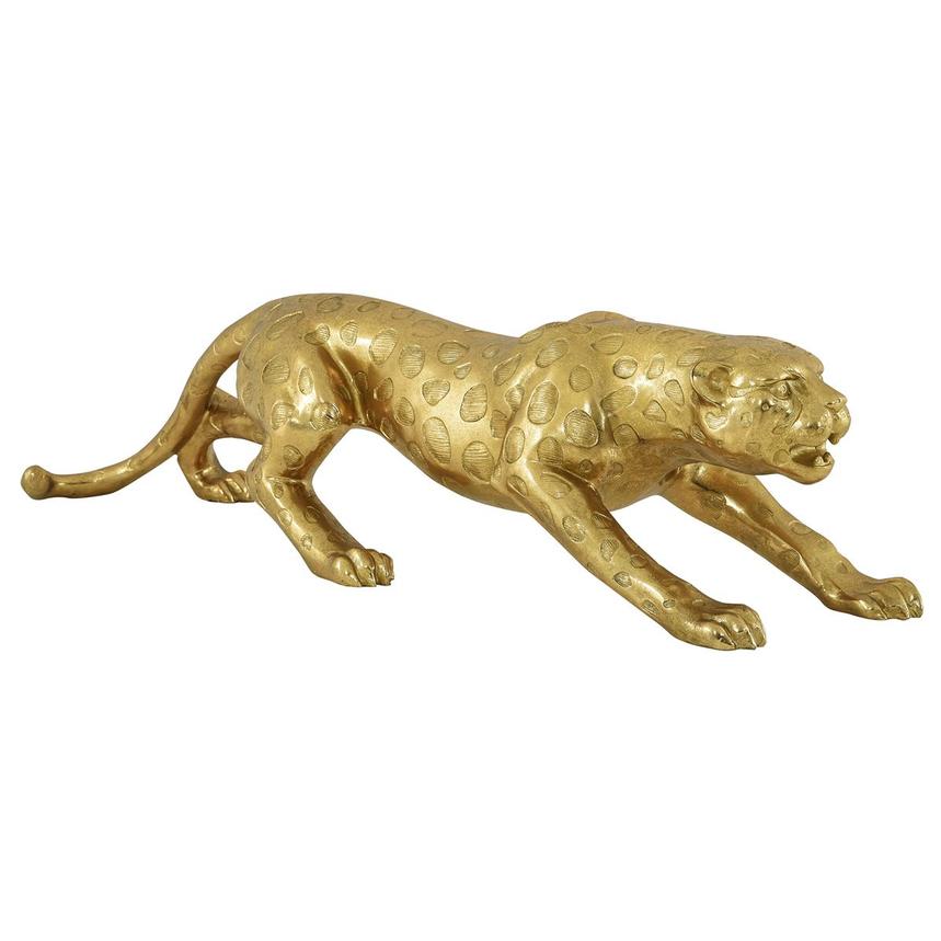 Leopard Gold Sculpture