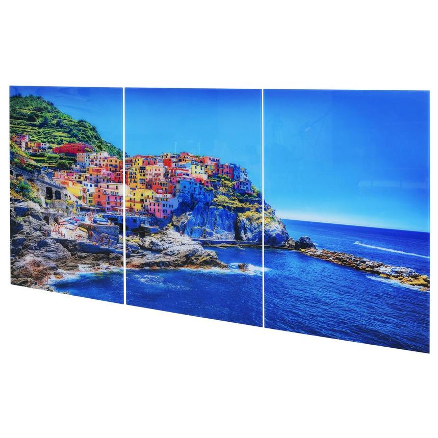 Cinque Terre Set of 3 Acrylic Wall Art  alternate image, 2 of 3 images.