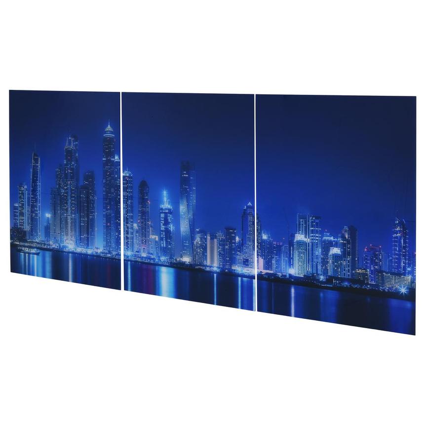 Dubai Escape Set of 3 Acrylic Wall Art El Dorado Furniture
