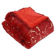 Beau Red Throw Blanket  main image, 1 of 2 images.