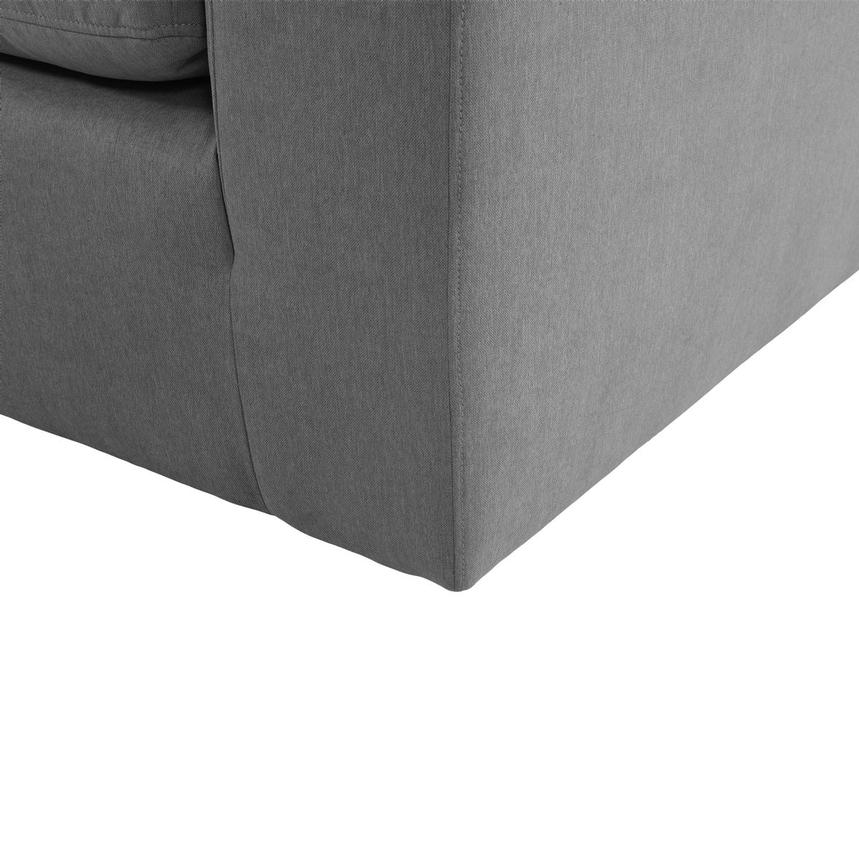 Depp Gray Corner Sofa with 5PCS/2 Armless Chairs  alternate image, 7 of 9 images.