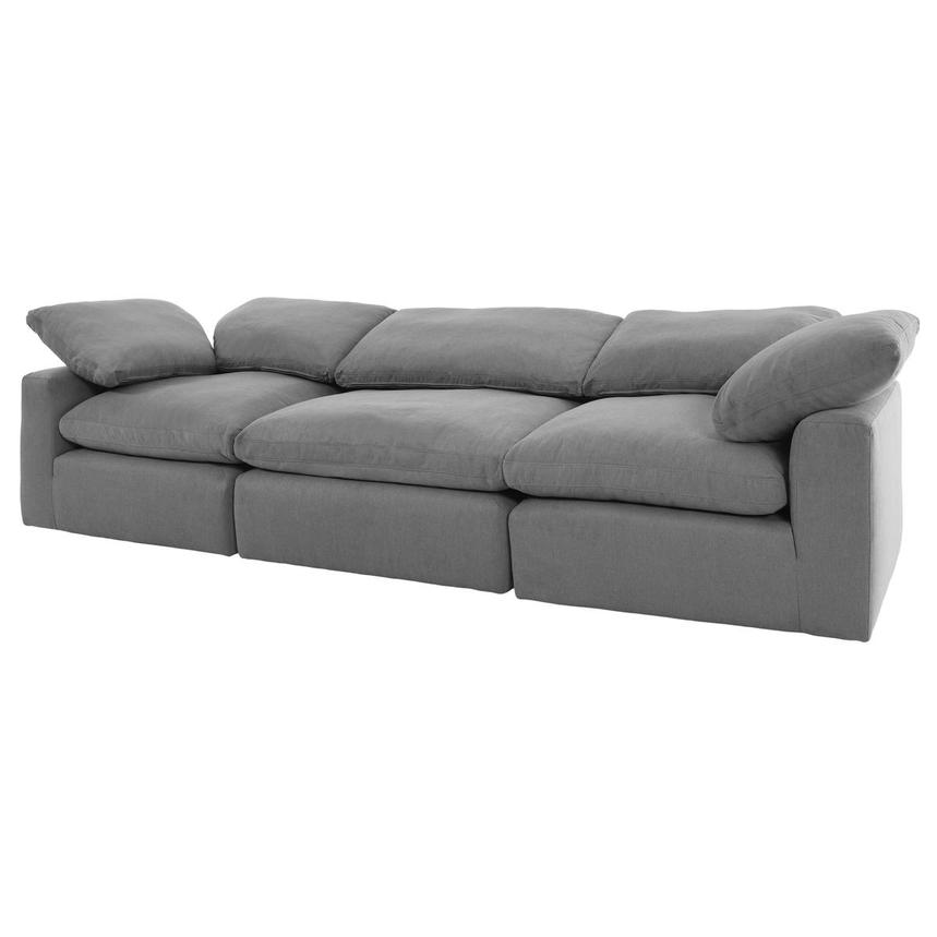 Depp Gray Oversized Sofa  alternate image, 2 of 10 images.