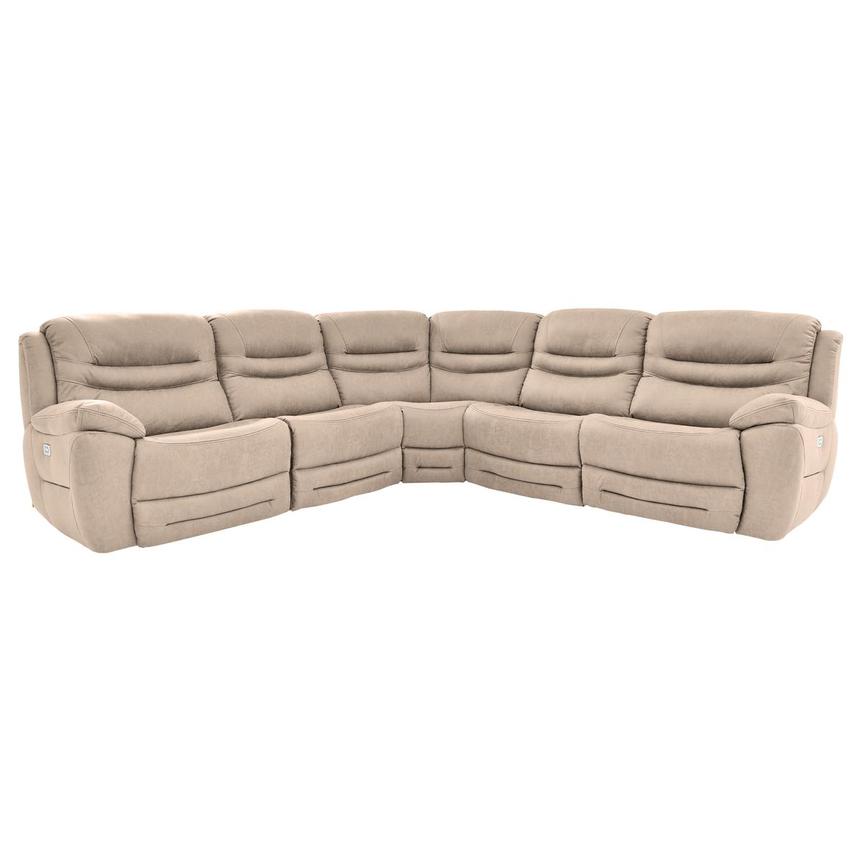 Dan Cream Power Reclining Sectional with 5PCS/3PWR  main image, 1 of 5 images.