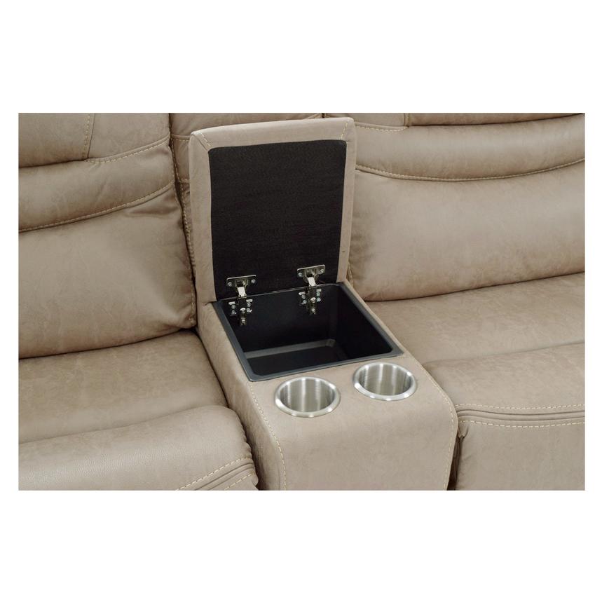 Dan Cream Power Reclining Sectional with 6PCS/2PWR alternate image, 7 of 9 images.