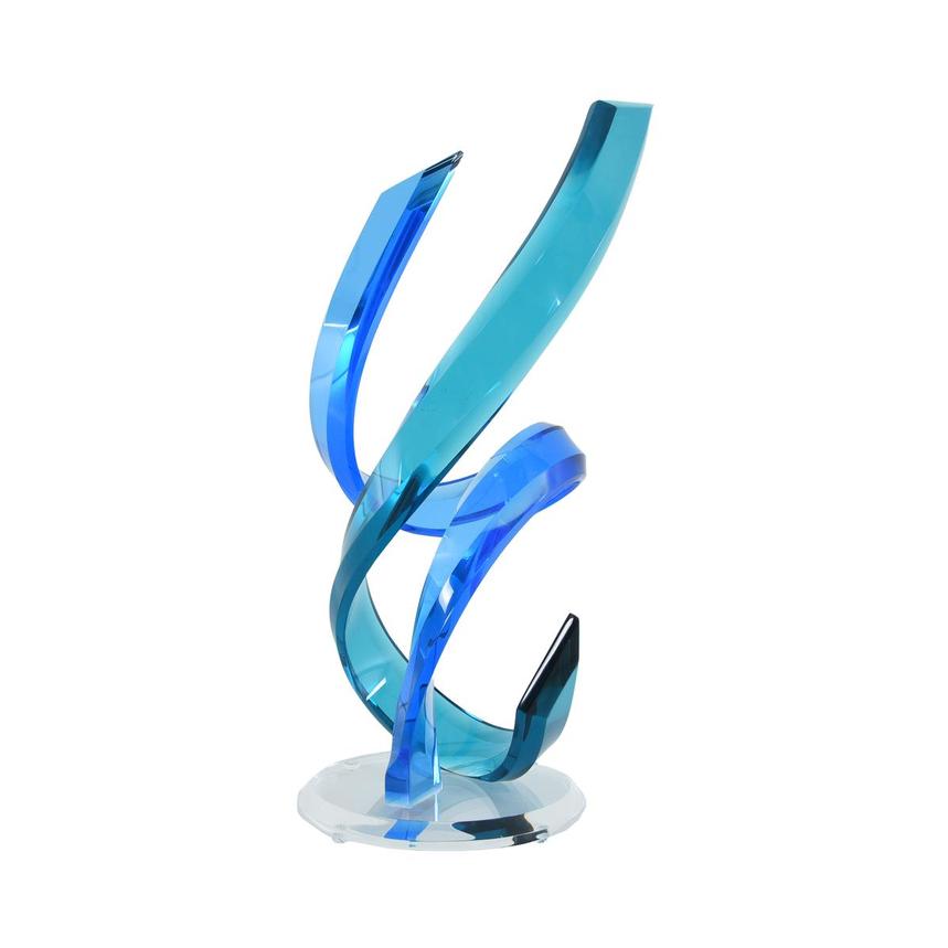 Tango ll Blue Sculpture  main image, 1 of 3 images.