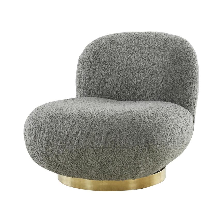 Zina Gray Accent Chair  main image, 1 of 8 images.