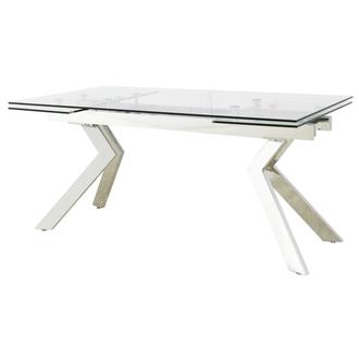 Landon Silver Extendable Dining Table