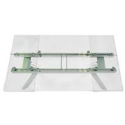 Landon Silver Extendable Dining Table  alternate image, 6 of 10 images.