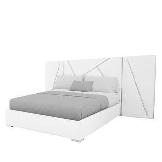 Luxboca Queen Platform Bed w/Side Panels