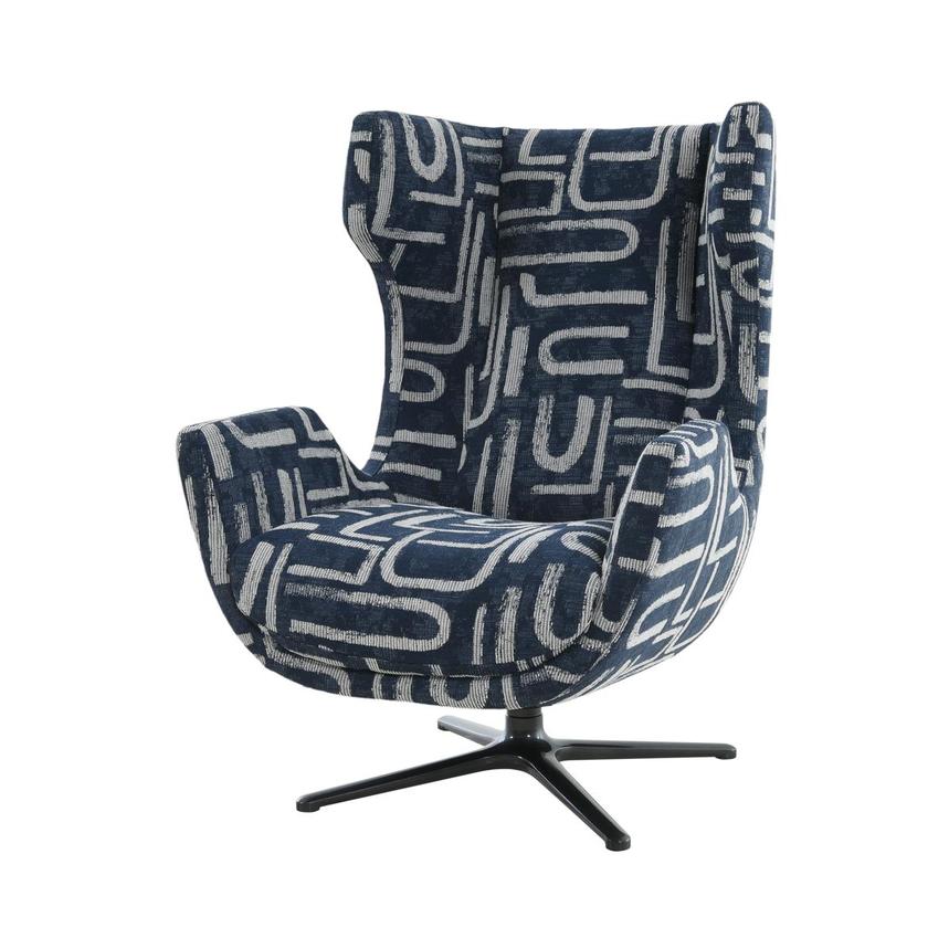 Domenico Blue Accent Chair  main image, 1 of 10 images.