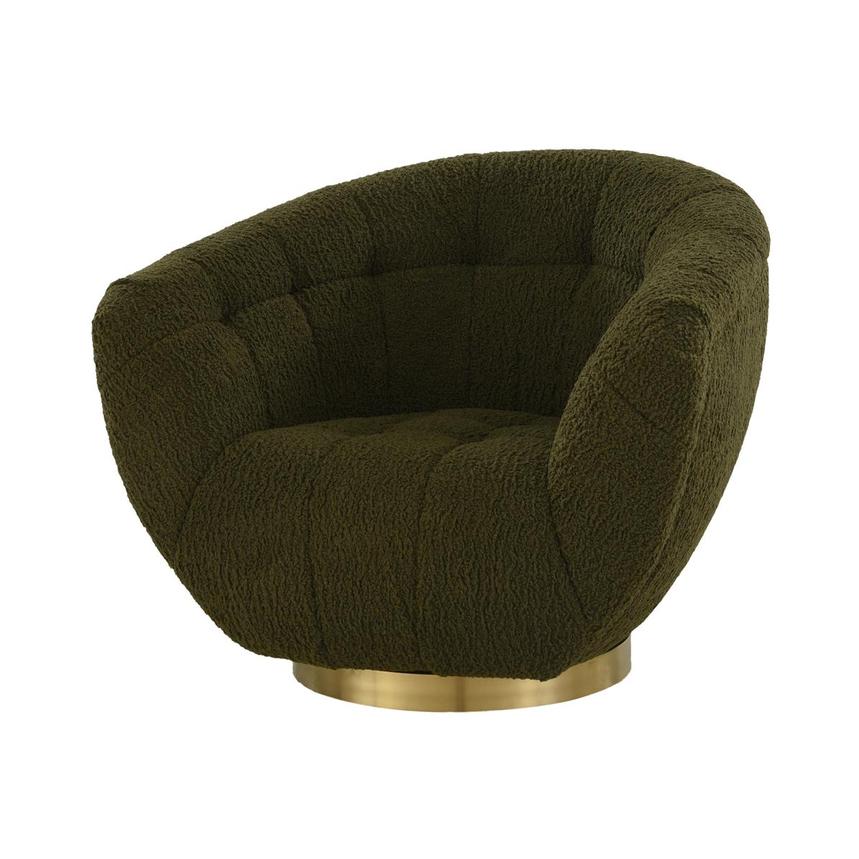 Kailani Green Swivel Accent Chair  main image, 1 of 9 images.