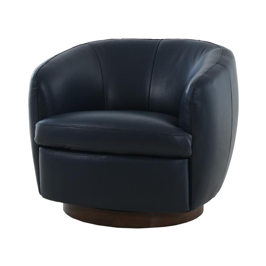 Leyla Blue Accent Chair  main image, 1 of 9 images.