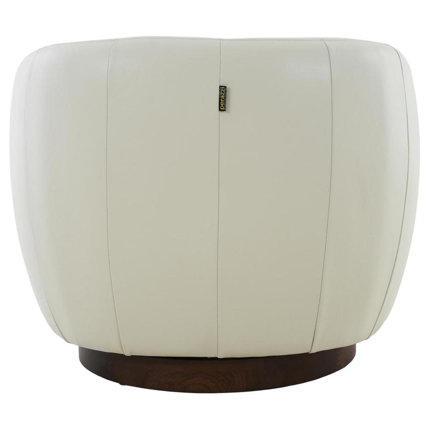 Leyla Cream Leather Accent Chair alternate image, 5 of 10 images.