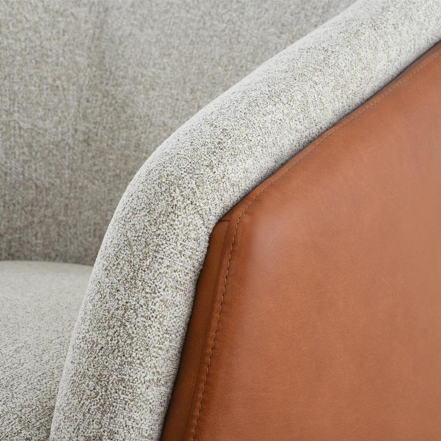 Sabrina Brown Accent Chair  alternate image, 9 of 13 images.