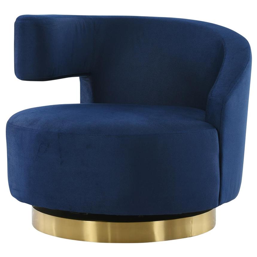 Okru Blue Accent Chair  main image, 1 of 9 images.