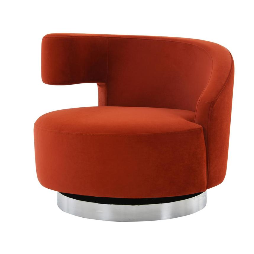Okru II Orange Accent Chair  main image, 1 of 8 images.
