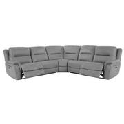 Ivone Leather Power Reclining Sectional with 5PCS/2PWR  alternate image, 2 of 13 images.