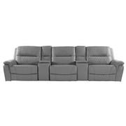 Ivone Home Theater Leather Seating with 5PCS/3PWR  main image, 1 of 17 images.