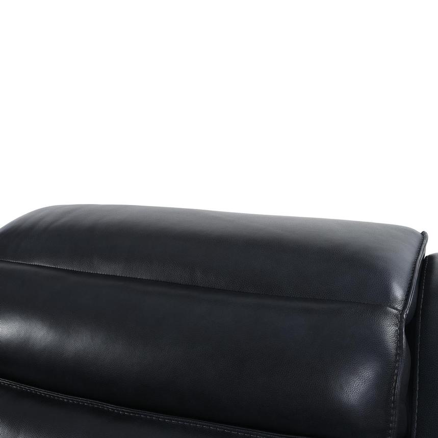Cosmo II Blueberry Leather Power Reclining Sectional with 5PCS/3PWR  alternate image, 9 of 15 images.