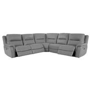 Ivone Leather Power Reclining Sectional with 5PCS/3PWR  alternate image, 2 of 13 images.