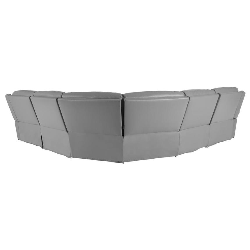 Ivone Leather Power Reclining Sectional with 5PCS/3PWR alternate image, 4 of 13 images.