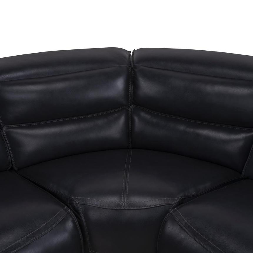 Cosmo II Blueberry Leather Power Reclining Sectional with 6PCS/2PWR  alternate image, 9 of 14 images.