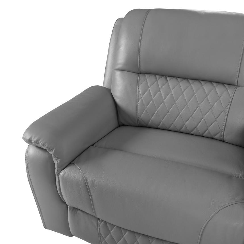 Ivone Leather Power Reclining Sectional with 6PCS/2PWR alternate image, 5 of 17 images.