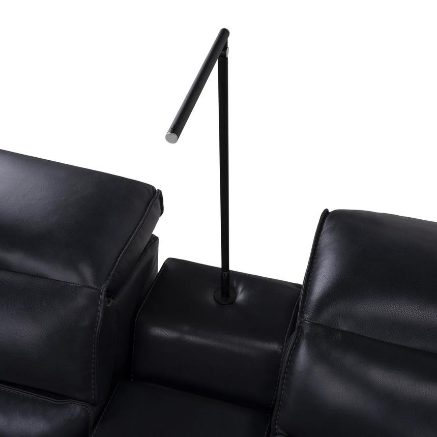 Cosmo II Blueberry Leather Power Reclining Sectional with 7PCS/3PWR alternate image, 7 of 15 images.