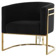 Gatsby Black Accent Chair  main image, 1 of 10 images.