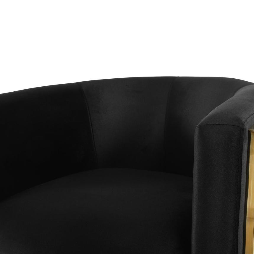 Gatsby Black Accent Chair  alternate image, 5 of 10 images.