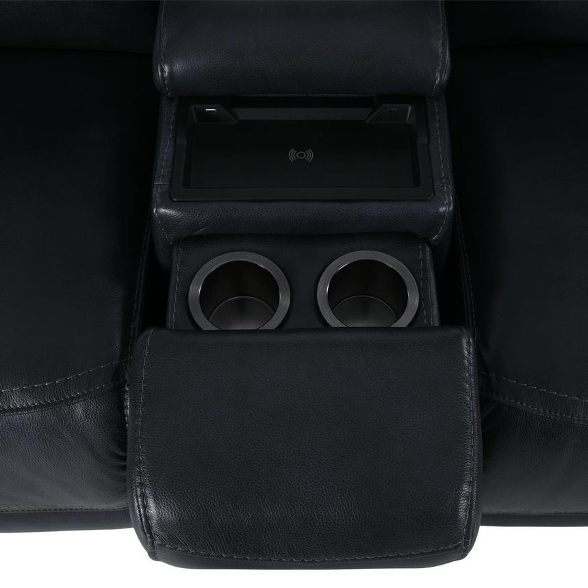 Cosmo ll Blueberry Home Theater Leather Seating with 5PCS/2PWR  alternate image, 9 of 19 images.
