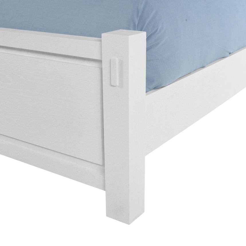 Roca White King Platform Bed w/Nightstands  alternate image, 9 of 23 images.