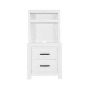 Roca White Nightstand w/Pier Units  main image, 1 of 13 images.