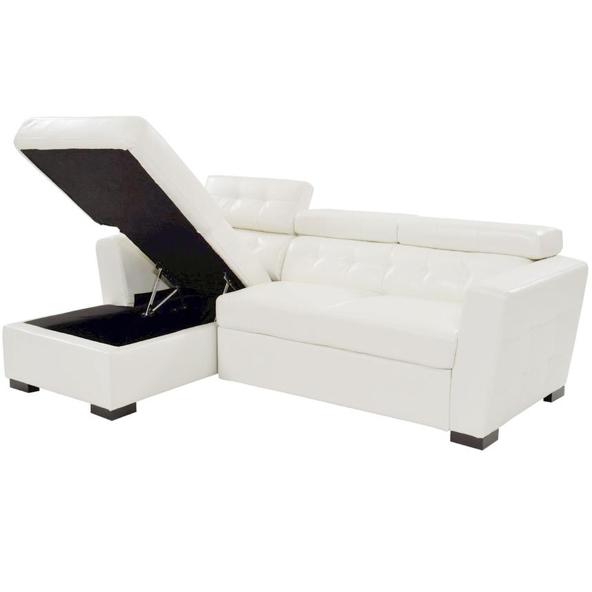 Reeve White Sleeper w/Left Chaise alternate image, 3 of 8 images.