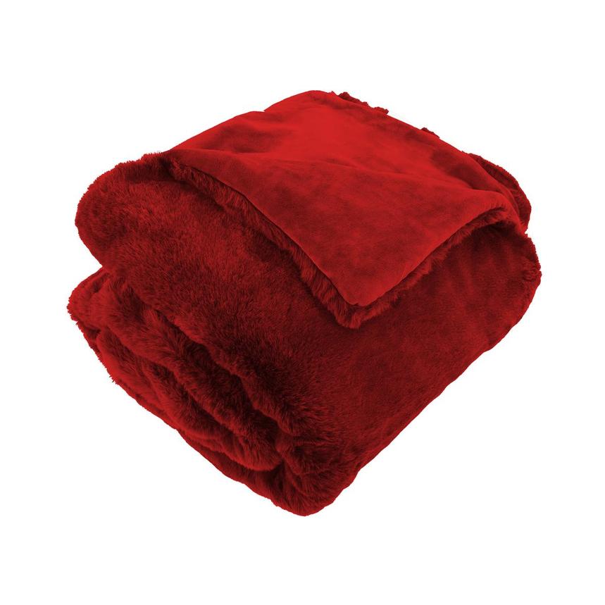 Rosy Red Throw Blanket El Dorado Furniture