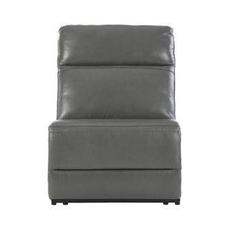 Benz Gray Armless Power Recliner