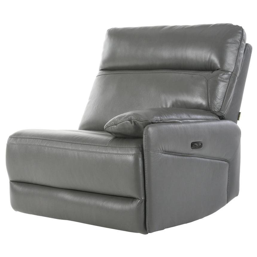 Benz Gray Right Power Recliner  alternate image, 2 of 5 images.