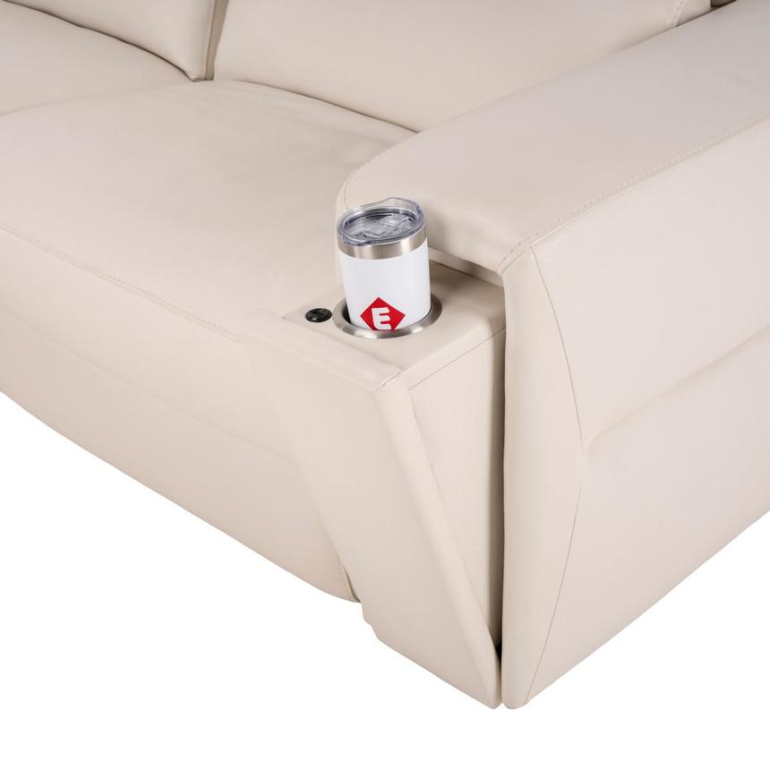 Trevor Leather Corner Sofa with 4PCS/2PWR alternate image, 7 of 11 images.