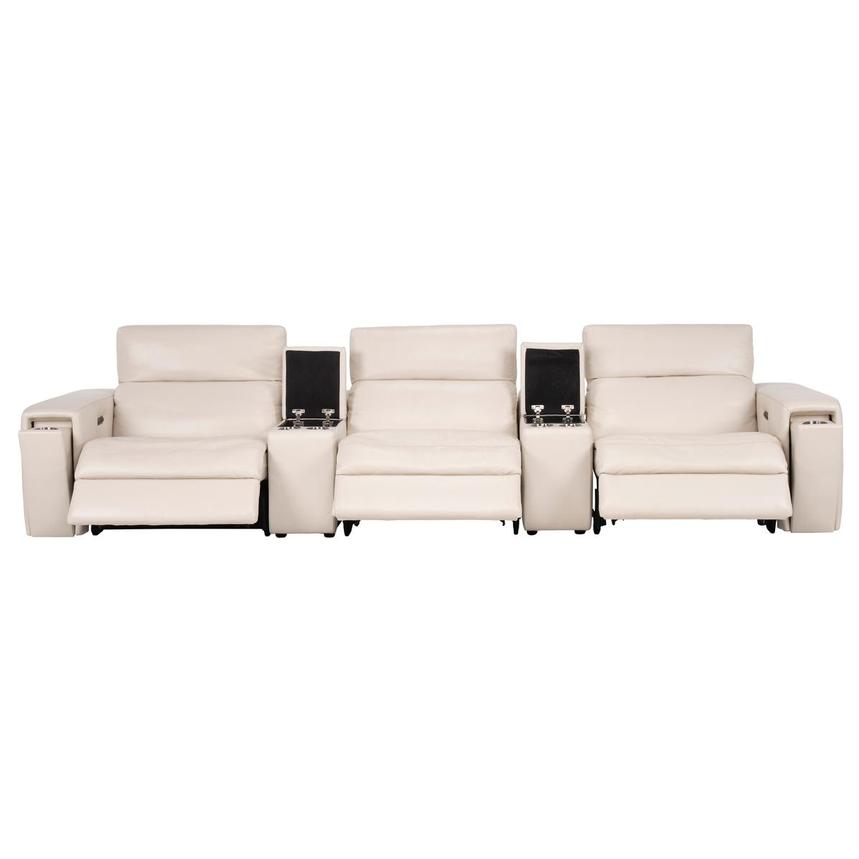 Trevor Home Theater Leather Seating with 5PCS/3PWR  alternate image, 2 of 11 images.