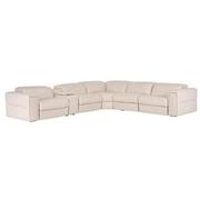 Trevor Leather Corner Sofa with 6PCS/3PWR  main image, 1 of 12 images.