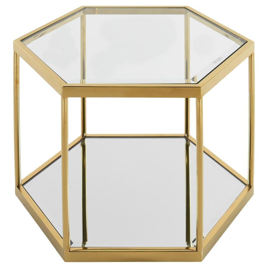 Hex Gold Side Table  alternate image, 4 of 5 images.