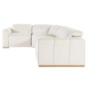 Galak Leather Power Reclining Sectional with 4PCS/2PWR  alternate image, 3 of 5 images.