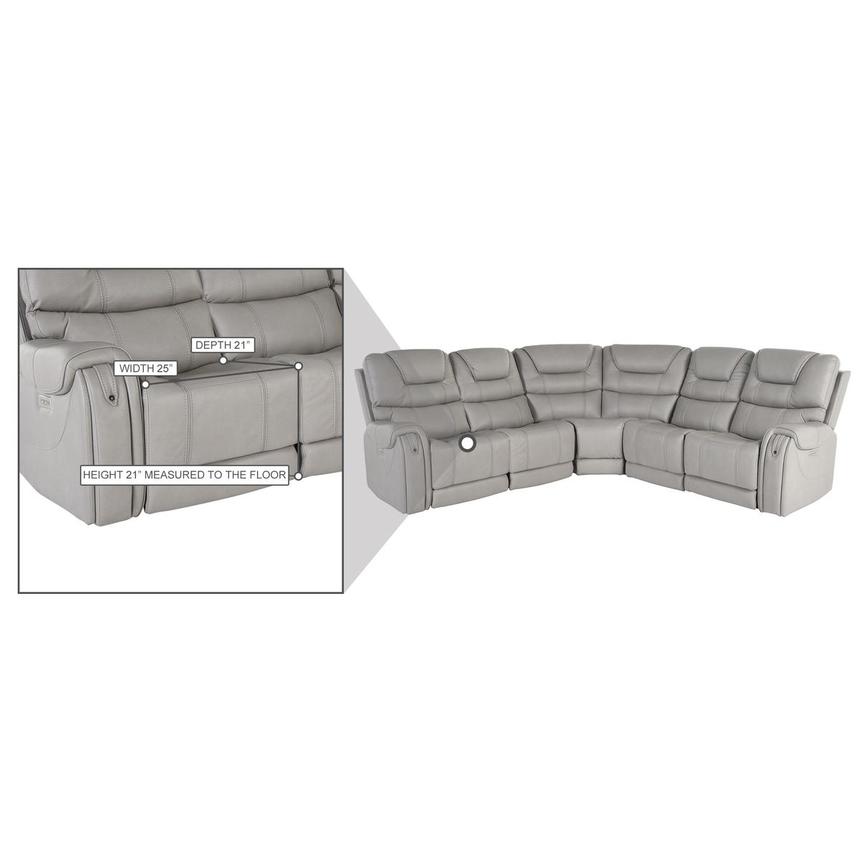 Capriccio Power Reclining Sectional with 5PCS/2PWR  alternate image, 10 of 10 images.