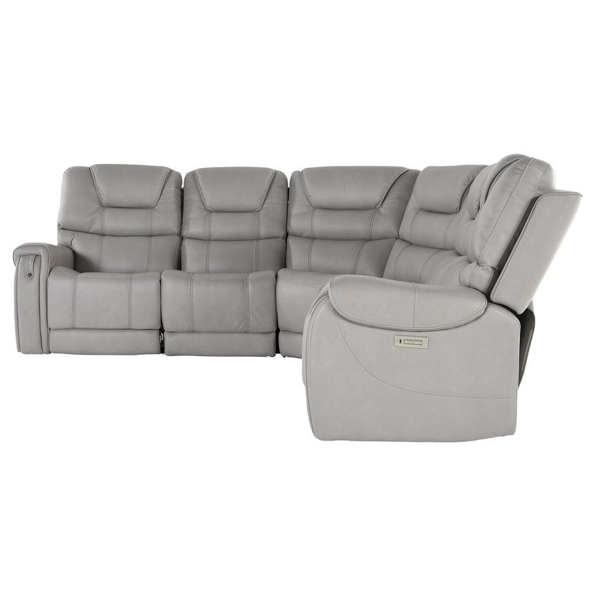 Capriccio Gray Power Reclining Sectional with 5PCS/3PWR  alternate image, 3 of 10 images.