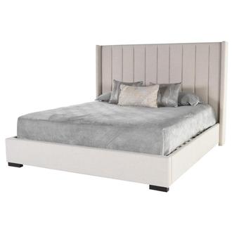 Beige Palace Queen Platform Bed